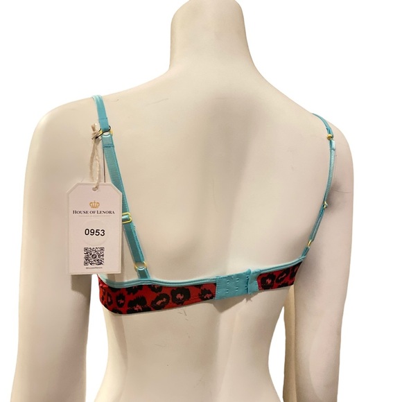 NWT FLIRTITUDE Push Up Bra with Cheetah Print, 32A - Picture 5 of 9